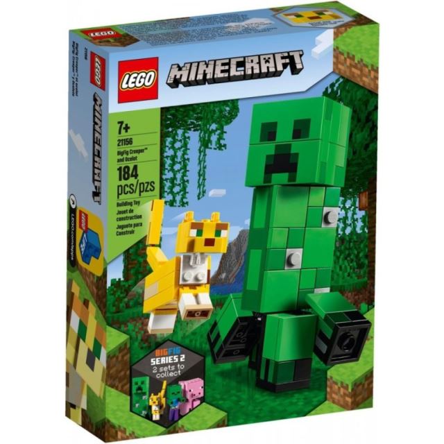LEGO® Minecraft 21156 Velká figurka: Creeper™ a Ocelot