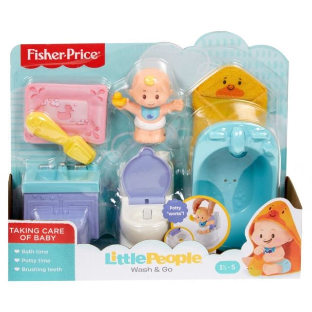 Fisher Price Little People Koupelna, Mattel GKP66