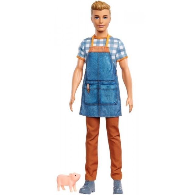 Barbie Farmář Ken se selátkem, Mattel GJB62