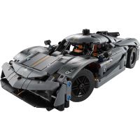 LEGO® TECHNIC 42173 Sivé hyperauto Koenigsegg Jesko Absolut (1)