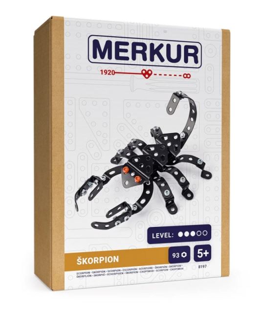 Merkúr Chrobáčiky - Škorpión, 93 dielikov