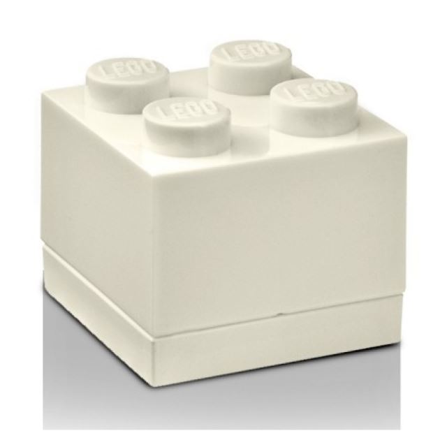 LEGO® Mini box 45x45x42 bílý
