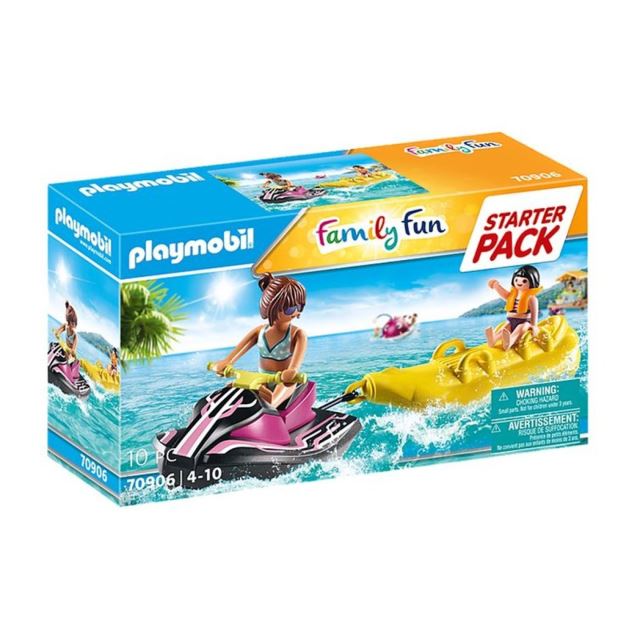 Playmobil 70906 Starter Pack Vodní skútr s banánovým člunem