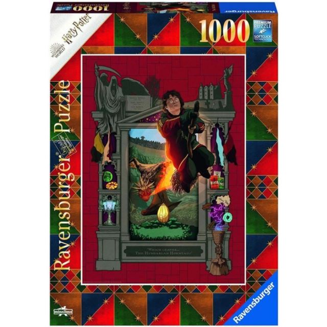 Ravensburger 16518 Puzzle Harry Potter Dragon 1000 dílků