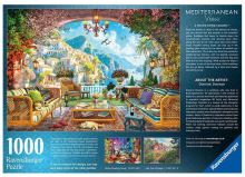 Ravensburger 01576 Puzzle Rozprávkový výhľad na Stredomorie 1000 dielikov (2)
