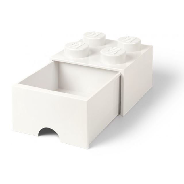 LEGO® Úložný box 250x252x181 se šuplíkem bílý