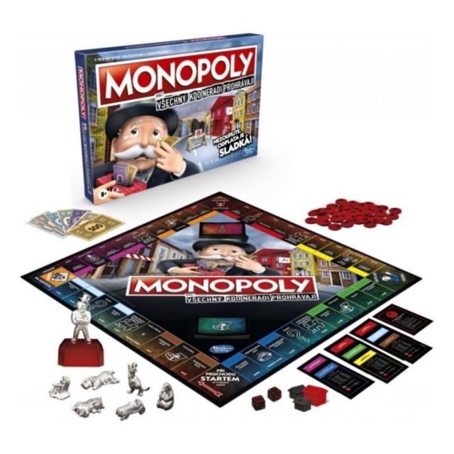 Monopoly Radostné zoufání - Pro všechny, kdo neradi prohrávají, Hasbro E9972