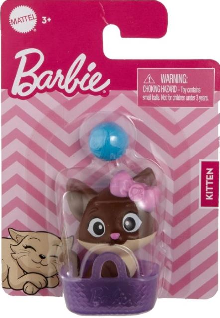 Mattel Barbie® Domácí mazlíček v košíčku kočička, GWW22