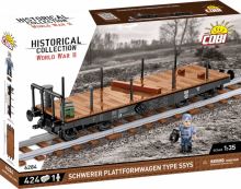 Cobi 6284 Schwerer plattformwagen type SSYS, 1:35, 424 k, 1 f