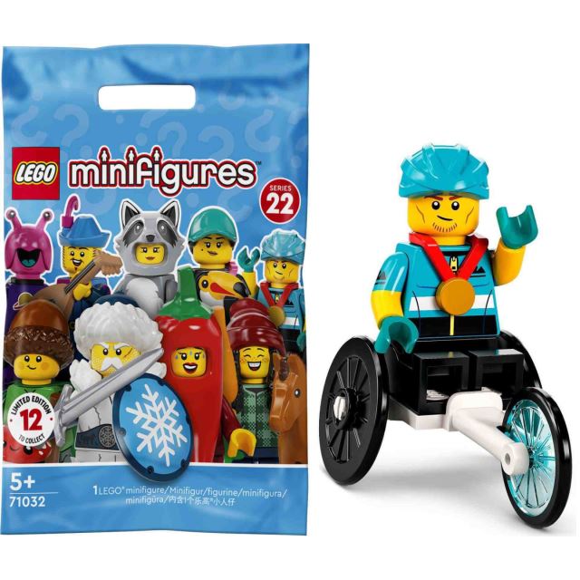 LEGO® 71032 Minifigúrka 22. série Handicapovaný pretekár