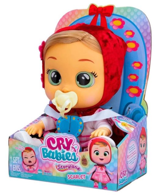 Bábika Cry Babies Storyland Červená čiapočka 30 cm