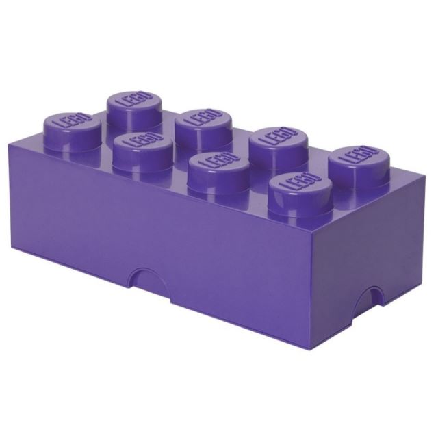 LEGO Úložný box 250x502x181 fialový