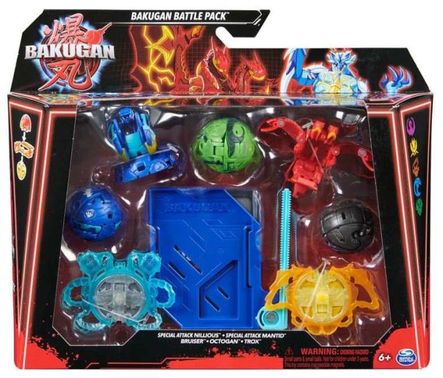Bakugan™ Speciální útok S6 NILLIOUS & MANTID & BRUISER& OCTOGAN & TROX