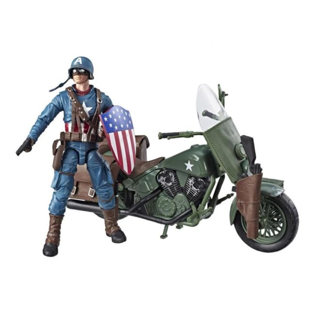 Hasbro Marvel Legends Kapitán AMERICA s motorkou, E4704