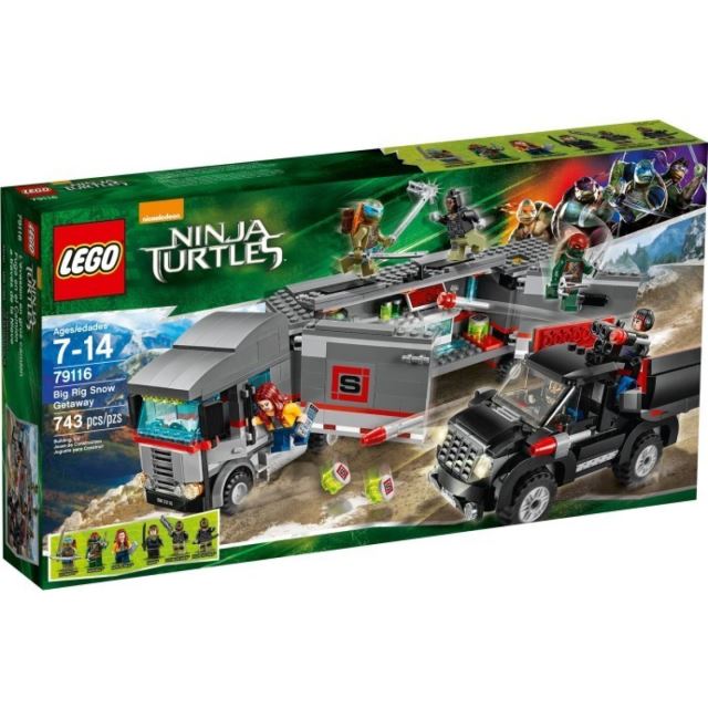 LEGO Ninja Turtles 79116 Únik velkého sněžného náklaďáku
