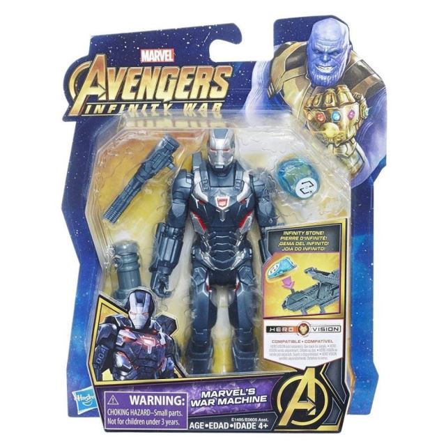 Avengers akční figurka War Machine s doplňky 15cm, Hasbro E1495