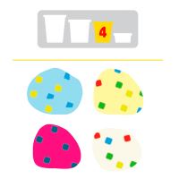 HASBRO Play-Doh 4ks kelímků s konfetami, G1736 (4)