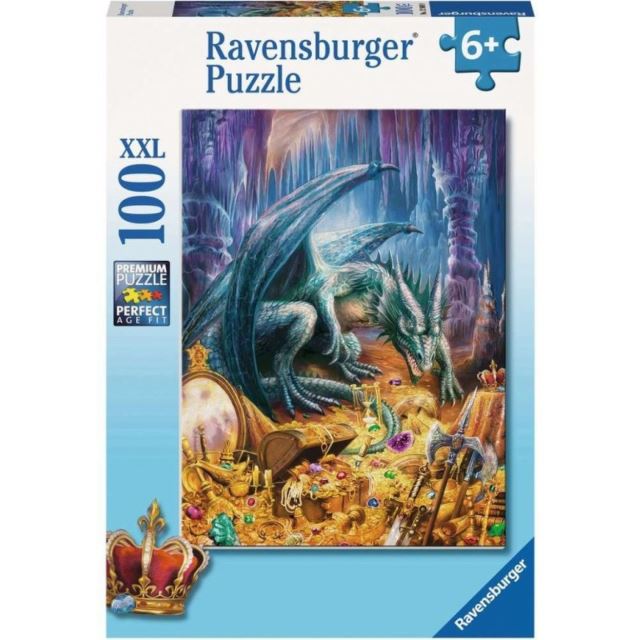 Ravensburger 12940 Puzzle Dračí poklad XXL 100 dílků