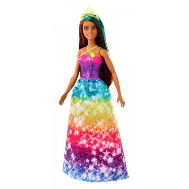 Mattel Barbie Kouzelná princezna Dreamtopia brunetka, GJK14