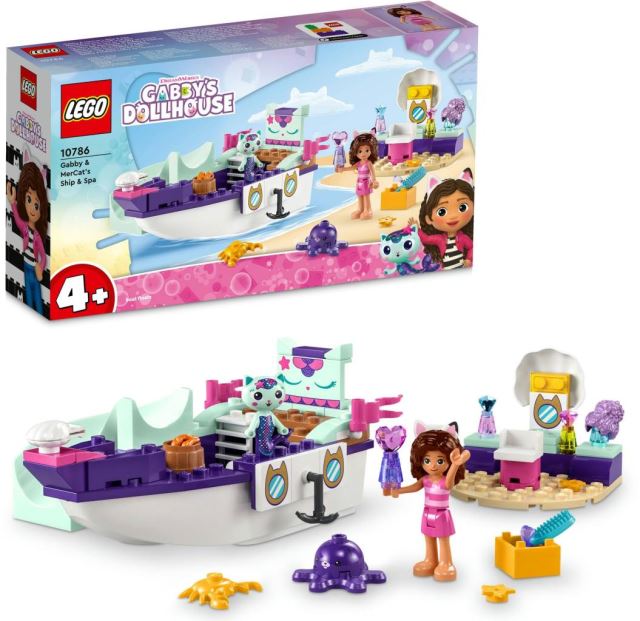 LEGO® Gabby's Dollhouse™ 10786 Gabi a Rybomačka na luxusnej lodi