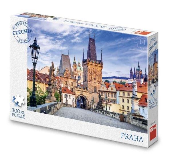 Puzzle zobrazující jednu z populárních památek Prahy.
