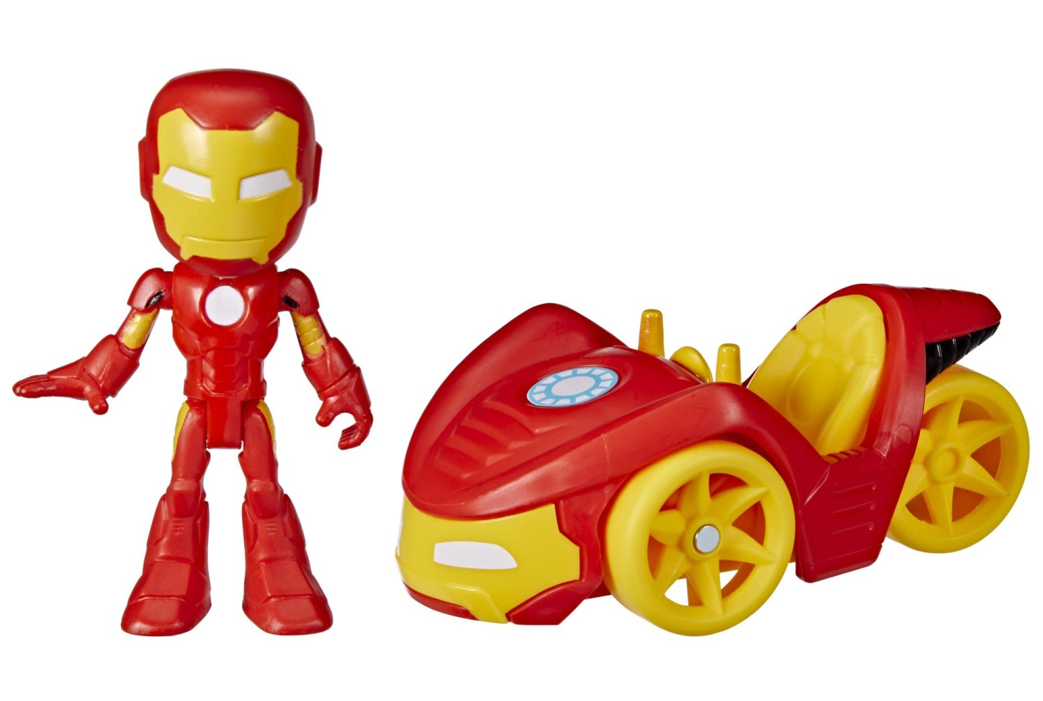 Hasbro Spiderman SPIDEY AND HIS AMAZING FRIENDS Iron Man figurka a vozidlo