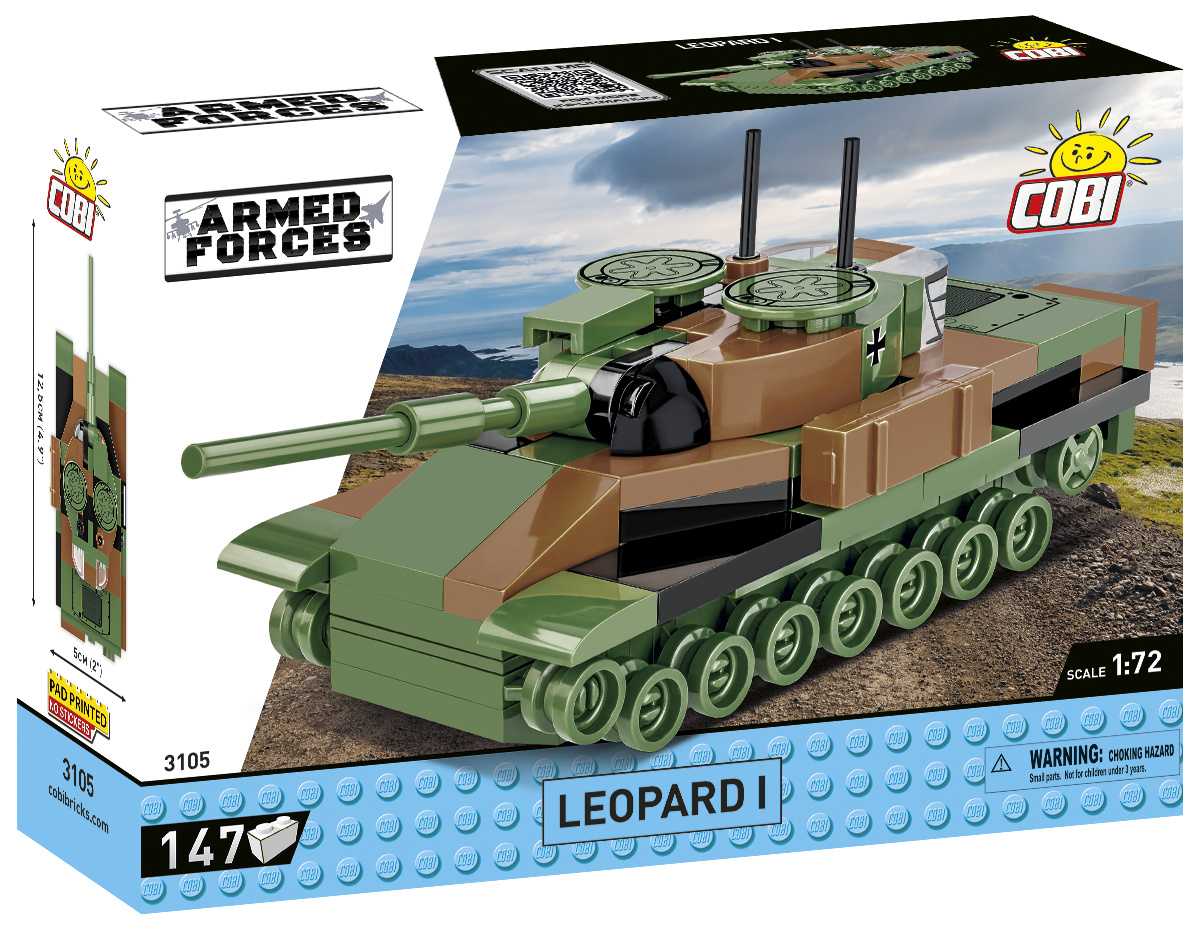 COBI 3105 Armed Forces Leopard I, 1:72, 147 k