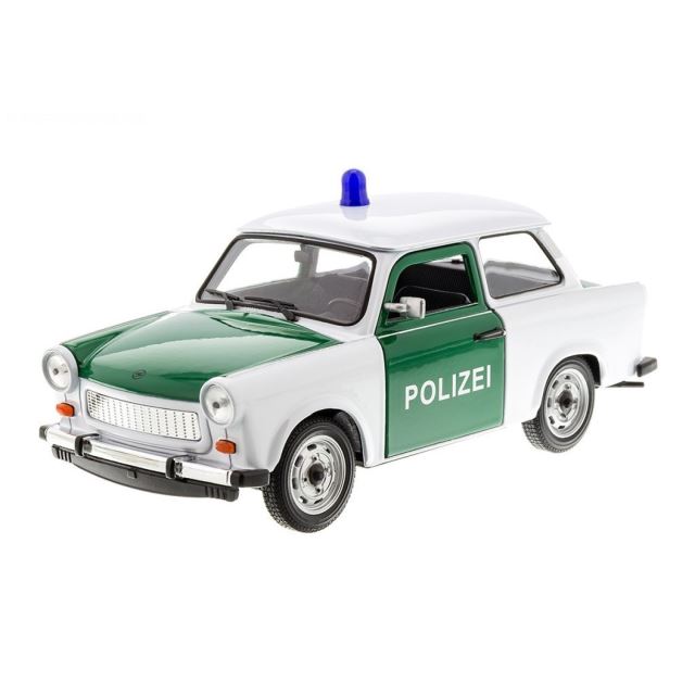 Kovový model 1:24 Trabant 601 Policie