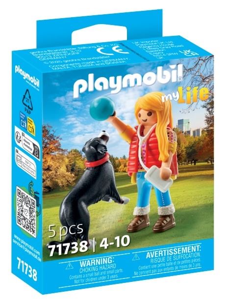 Playmobil 71738 Žena s bernským salašníckym psom