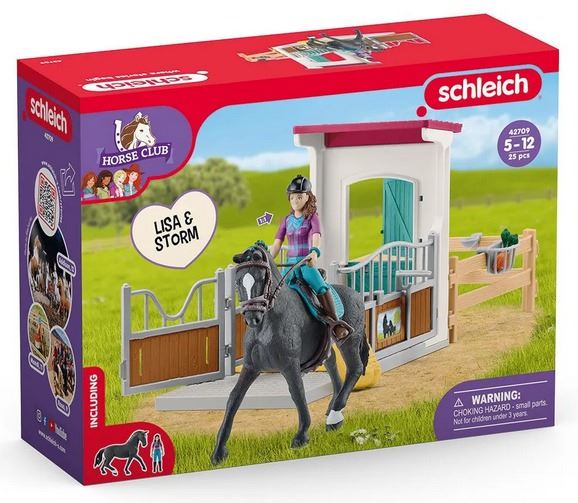Schleich 42709 Stajňa pre kone Lisa & Storm