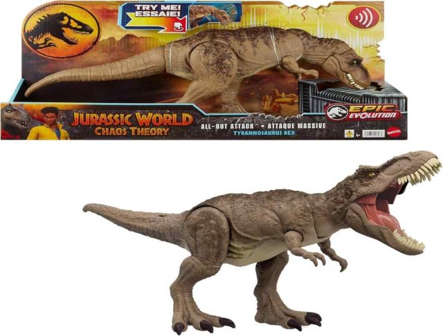 Mattel Jurský svet: Chaos Theory Totálny útok! TYRANNOSAURUS REX, HXF54