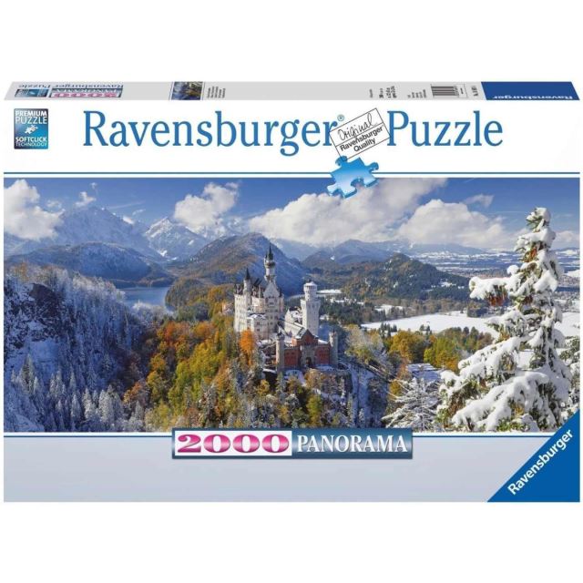Ravensburger 16691 Puzzle Neuschwanstein panorama 2000 dílků