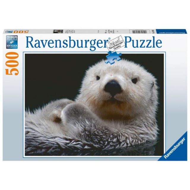 Ravensburger 00235 Puzzle Roztomilé malé vydrá 500 dielikov