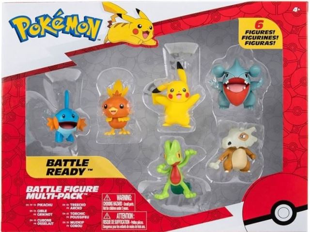 Pokémon figúrky Multipack 6-Pack Mudkip
