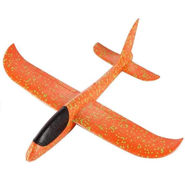Lietadlo hádzacie penové 47 cm oranžové