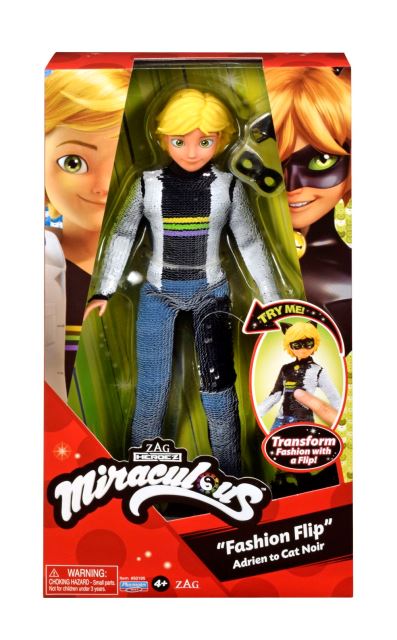 Miraculous: Beruška a Černý kocour FASHION FLIP ADRIEN