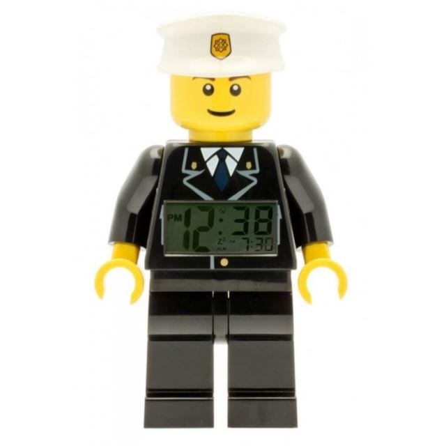 LEGO City Policeman hodiny s budíkem