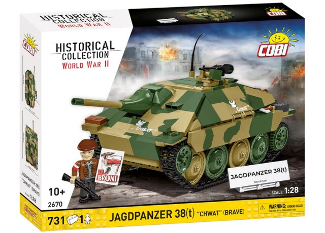 COBI 2670  World War II Jagdpanzer 38(t) "CHWAT" (BRAVE)