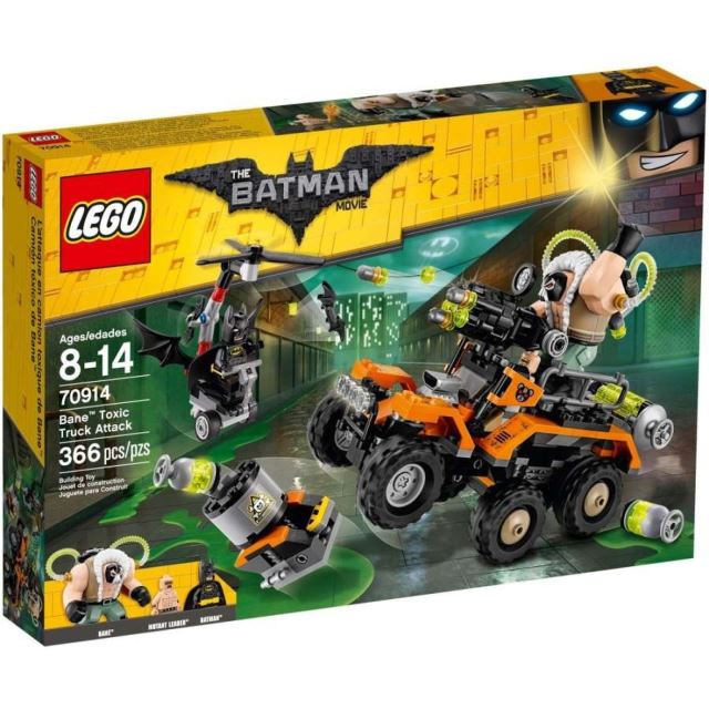 LEGO® Batman Movie 70914 Bane™ a útok s náklaďákem plným jedů