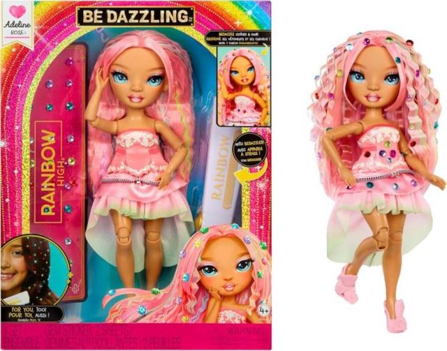 MGA Rainbow High Be Dazzling Fashion bábika - Adeline Rose (Pink)