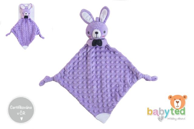 BabyTed Zajačik zaspávač plyš 25 x 25 cm