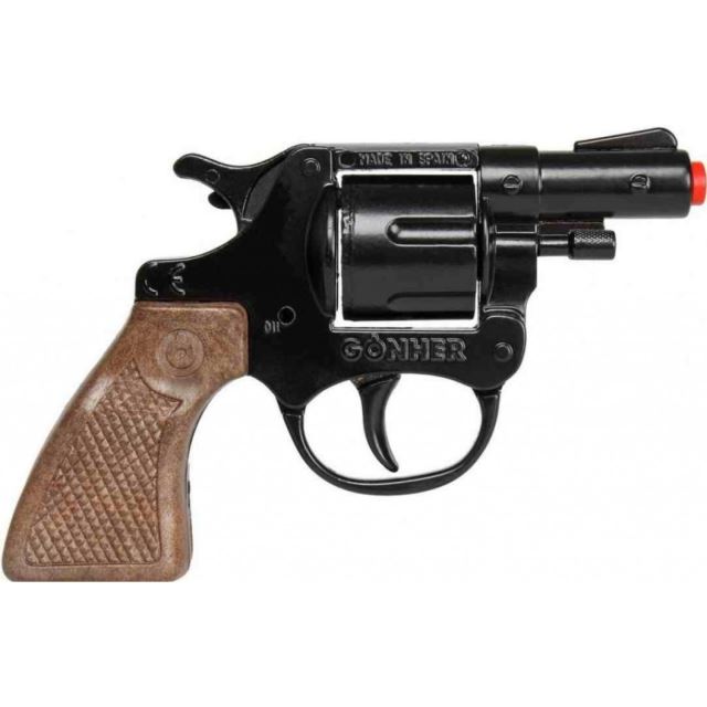Gonher Policejní revolver kov černý 8 ran