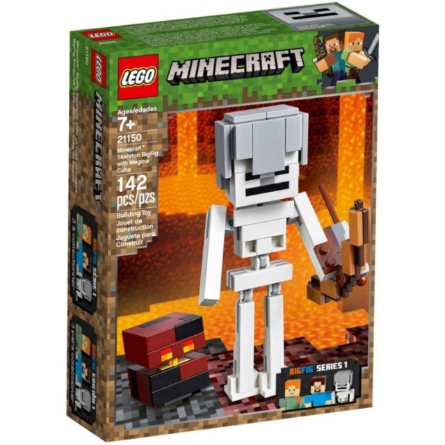 LEGO Minecraft 21150 Velká figurka: Kostlivec s pekelným slizem