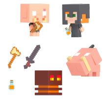 Mattel Minecraft Nether Fire Battle, HKR59 (3)