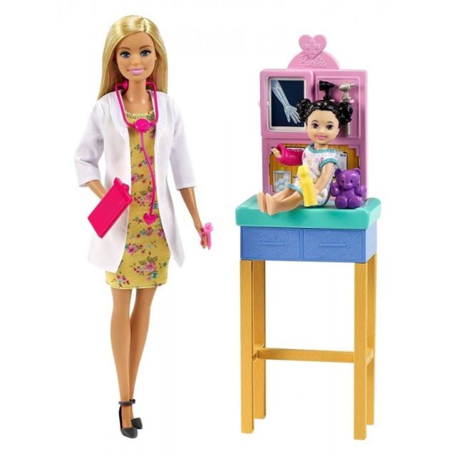 Barbie Povolání herní set Dětská doktorka blondýnka, Mattel GTN51