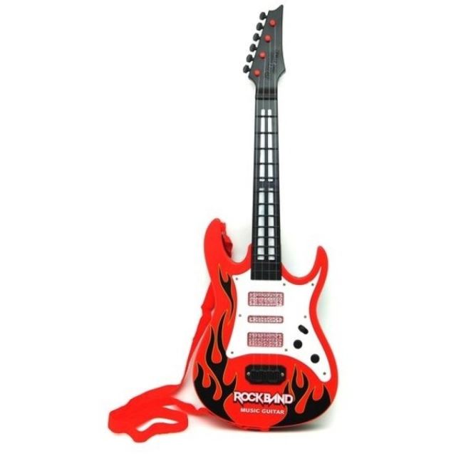 Kytara rocková 54cm, světlo, zvuk