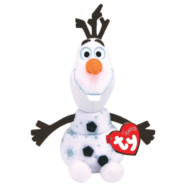 TY Plyšový snehulák Olaf so zvukom 15cm