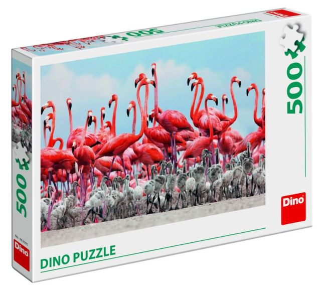Dino Puzzle Plameniaky 500 dielikov