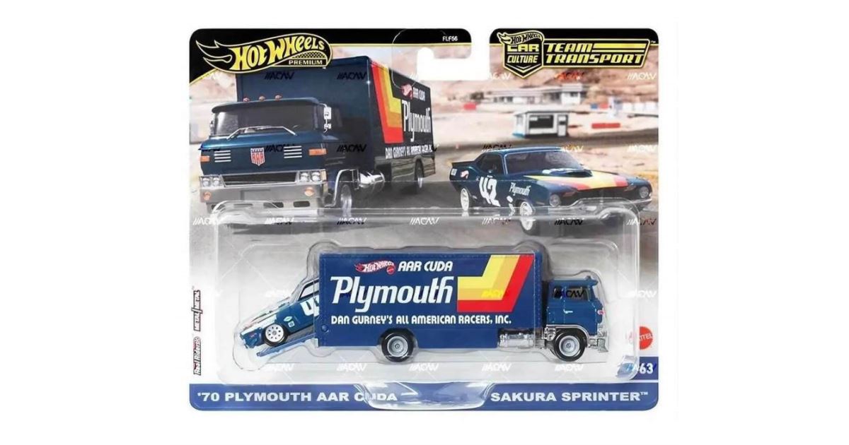 Hot Wheels - 2024 Team Transport - '70 Plymouth AAR Cuda & Sakura - Foto 6