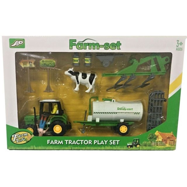 Farmářský set s traktorem a cisternou